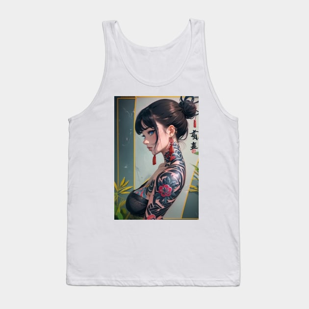 tattoo girl Tank Top by CandyShop